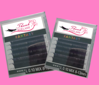 False Eyelash L 0.10 MIX 8-13 mm